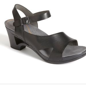 Dansko leather and wood clogs, size 37